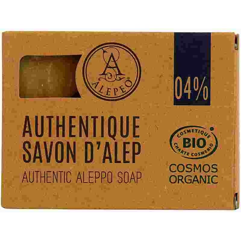 Savon d'Alep ALEPEO Traditionnel Certifié 4%