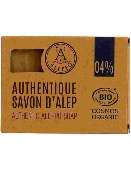 Savon d'Alep ALEPEO Traditionnel Certifié 4%