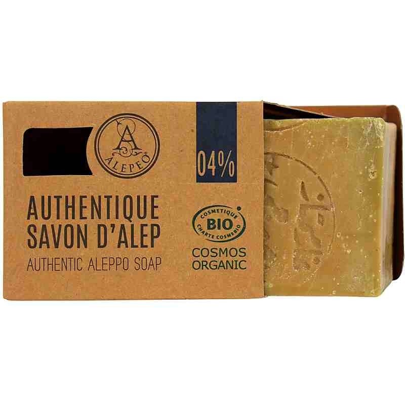 Savon d'Alep 4% pour une Utilisation Quotidienne