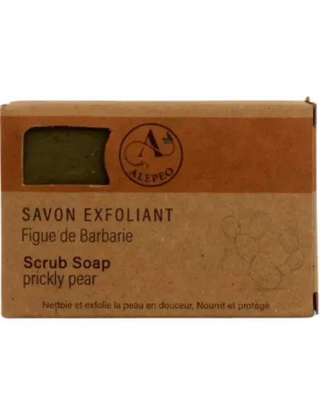 Savon d'Alep à la Figue de Barbarie - Exfoliant Naturel 100g - 2