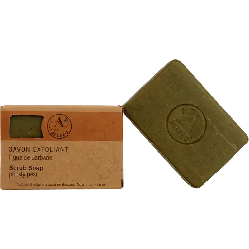 Savon d'Alep à la Figue de Barbarie - Exfoliant Naturel 100g
