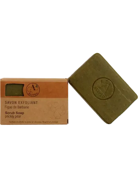 Savon d'Alep à la Figue de Barbarie - Exfoliant Naturel 100g