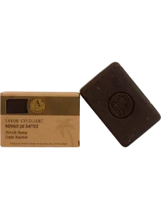 Savon Exfoliant Naturel aux Noyaux de Dattes - Douceur & Éclat