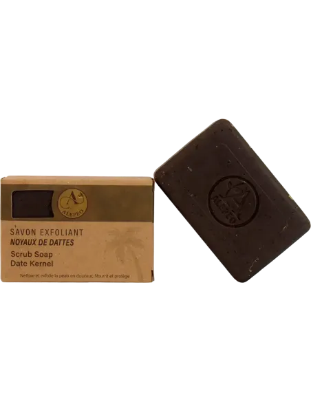 Savon Exfoliant Naturel aux Noyaux de Dattes - Douceur & Éclat