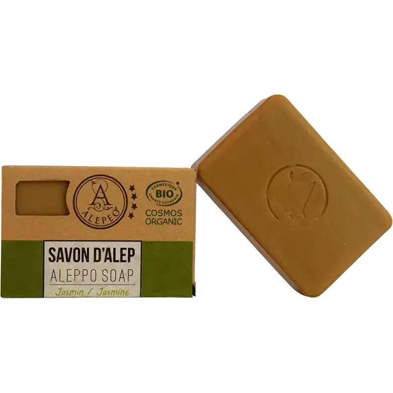 Savon d'Alep fleur de jasmin Cosmos Organic