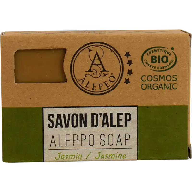 Savon d'Alep fleur de jasmin Cosmos Organic