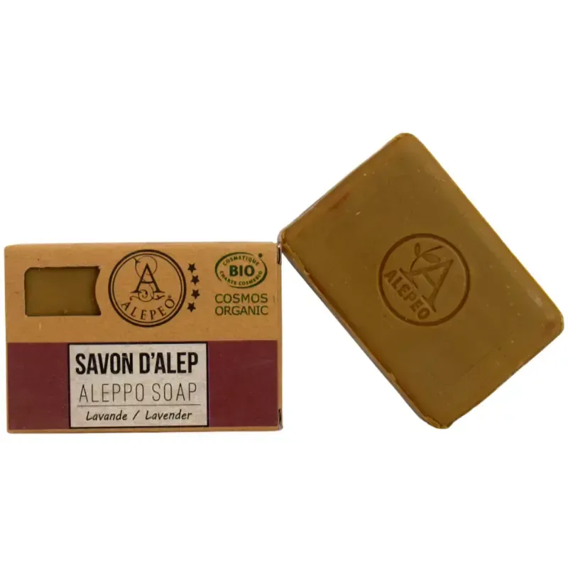 Savon d'Alep fleur de Lavande Cosmos Organic