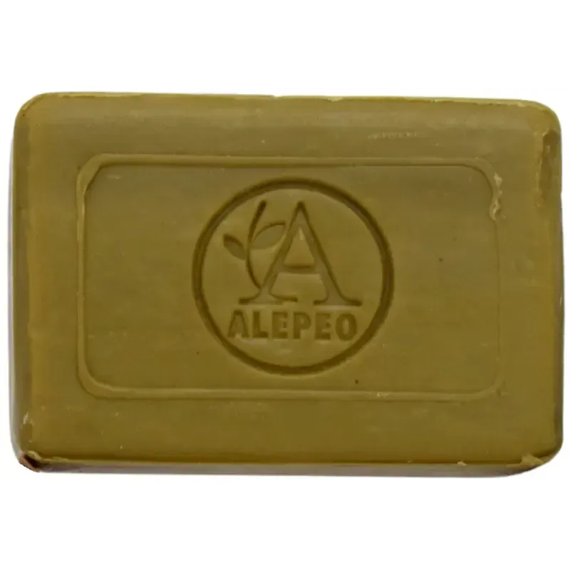 Savon d'Alep parfumé à l'ambre & musc 100g