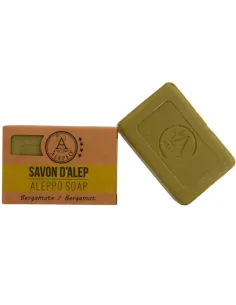 Savon d'Alep parfumé à la Bergamote 100g