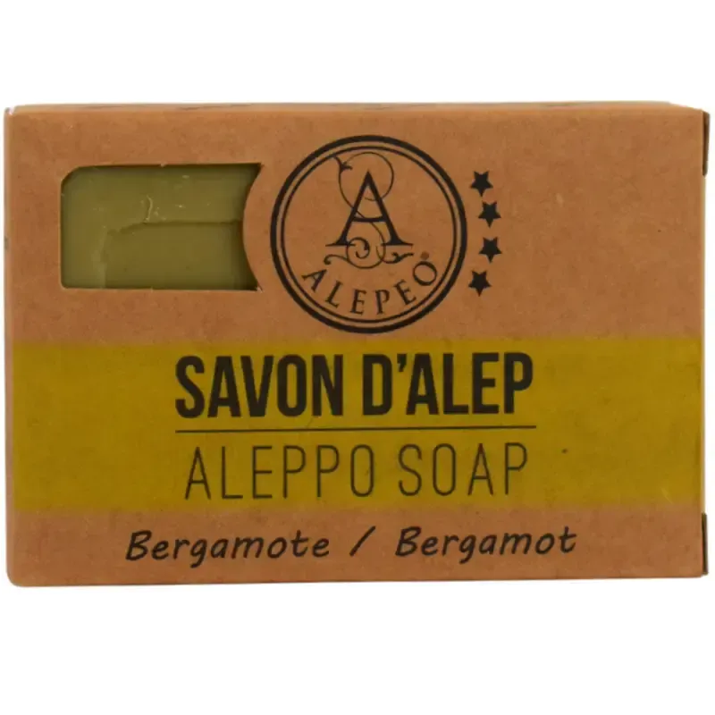 Savon d'Alep parfumé Thé vert 100g