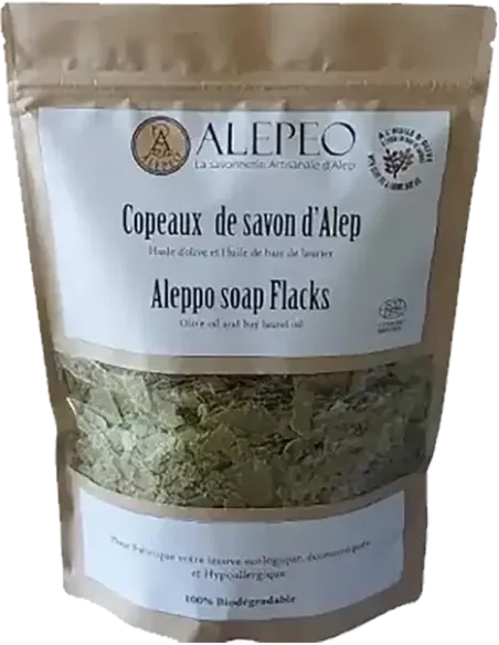 Copeaux de savon d'Alep pour votre lessive écologique